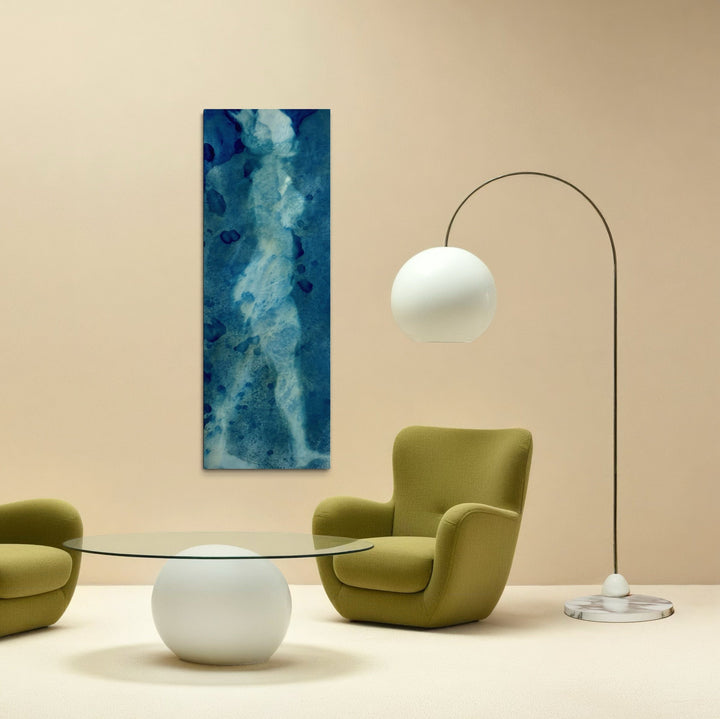 The artwork, Walk, by Cat Welch, displayed in a room.