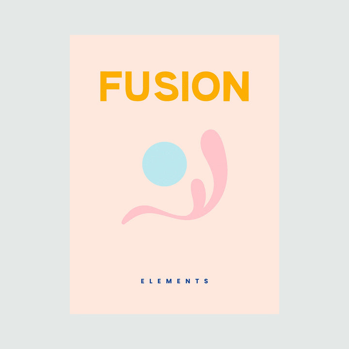 The artwork Fusion Poster, by Alina Glotova