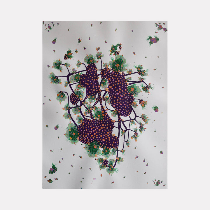 The artwork Purple Berries, by Avani Patel