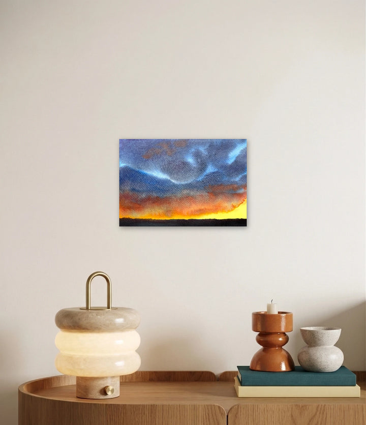 The artwork, Begin Again, by Melanie Kozol, displayed in a room.