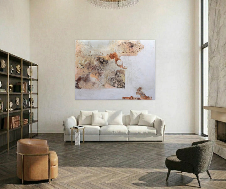 The artwork, Body of Terrain #1, by Sinejan Kılıç Buchina, displayed in a room.