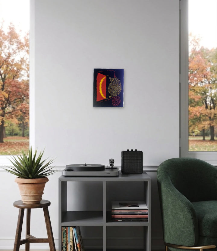 The artwork, Portal, by Sunny Chapman, displayed in a room.