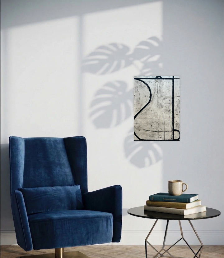 The artwork, Ewer No. 2, by Janice La Motta, displayed in a room.