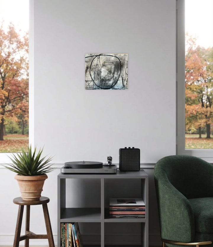The artwork, Still Life No. 15, by Janice La Motta, displayed in a room.
