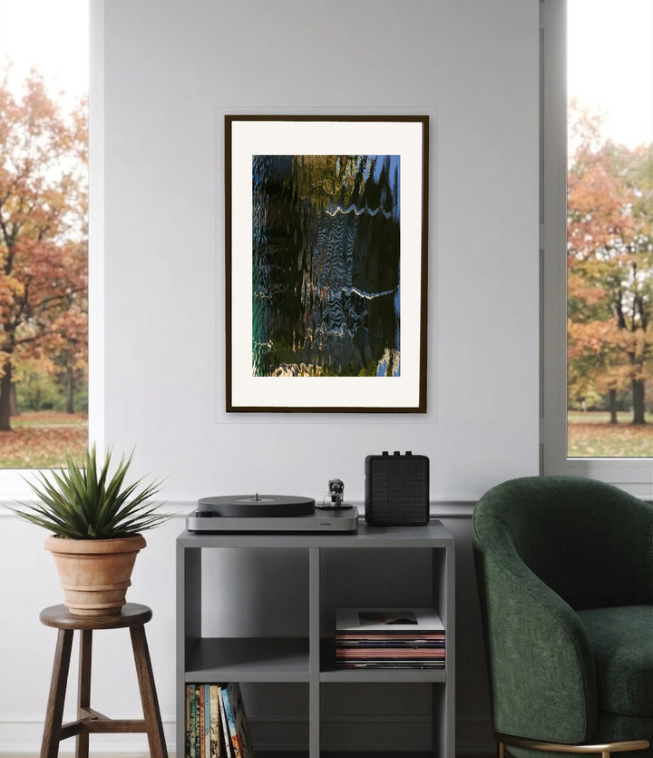 The artwork, Arsnic, by Dolores Lusitana, displayed in a room.