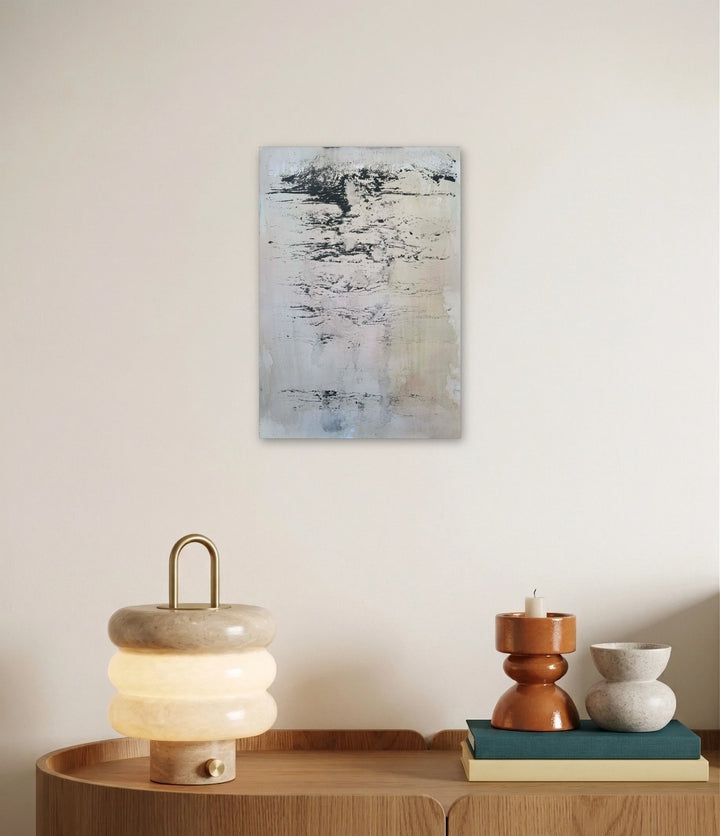 The artwork, Shadow IΙ, by Dionysia Adamopoulou, displayed in a room.