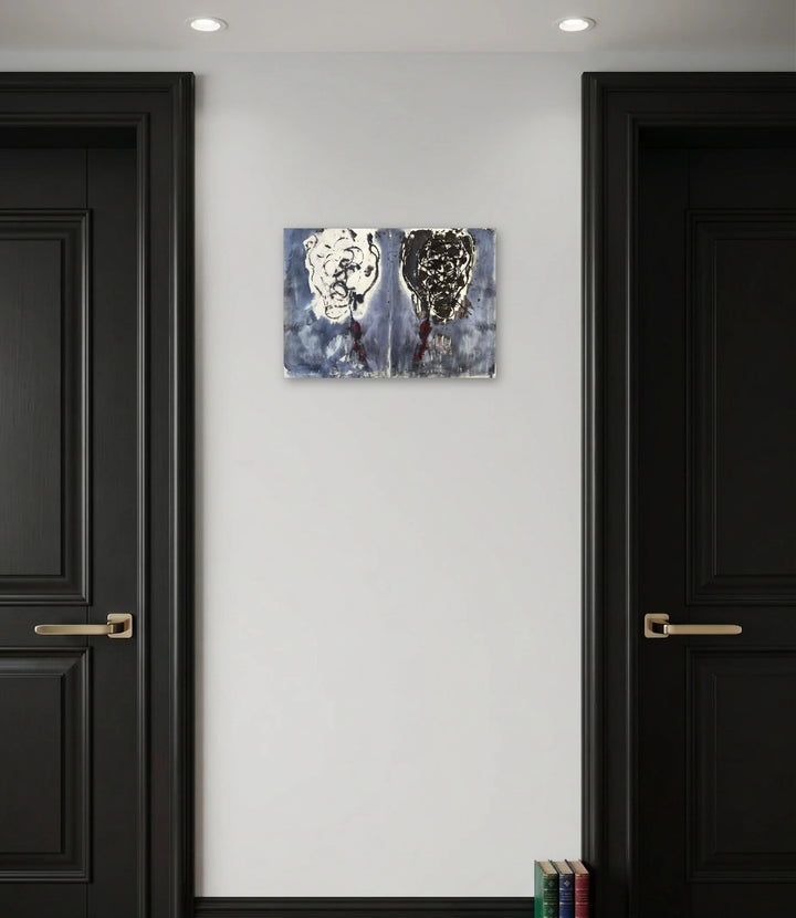 The artwork, Womb, by Dionysia Adamopoulou, displayed in a room.