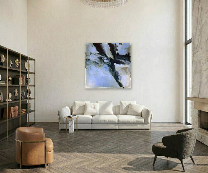 The artwork, Liminal Space, by Veronica Lawlor, displayed in a room.