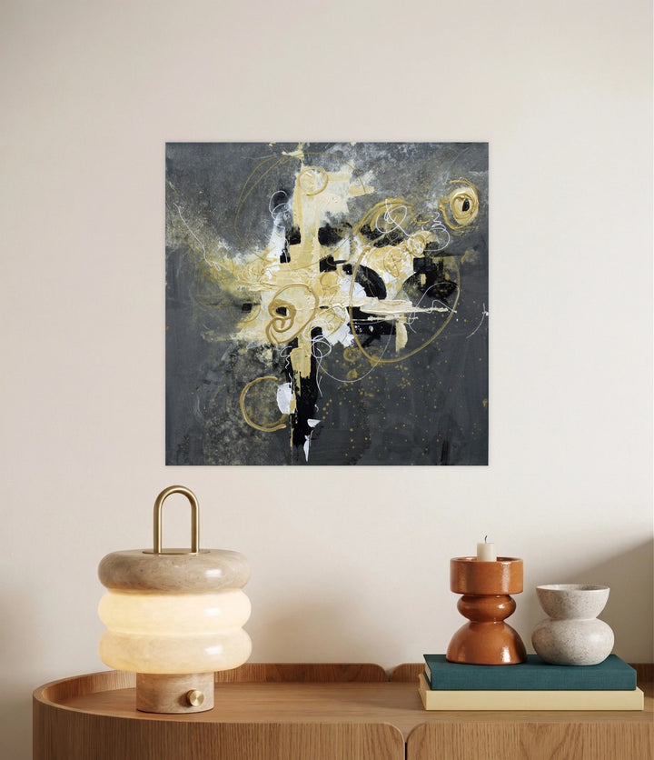 The artwork, Pirouette, by Carla Forrest, displayed in a room.