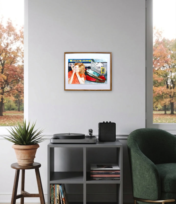 The artwork, Nickel World, by Ray Borchers, displayed in a room.