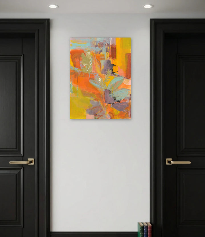 The artwork, Rewilding, by Veronica Lawlor, displayed in a room.