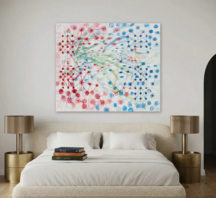 The artwork, Ruminate, by Sabre Esler, displayed in a room.