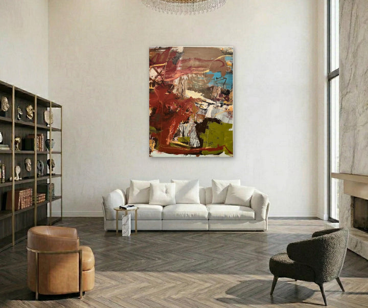 The artwork, Intonation, by Christopher Blyth, displayed in a room.