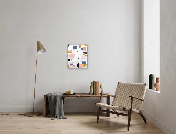 The artwork, Early Autumn, by Vanessa Ryan, displayed in a room.
