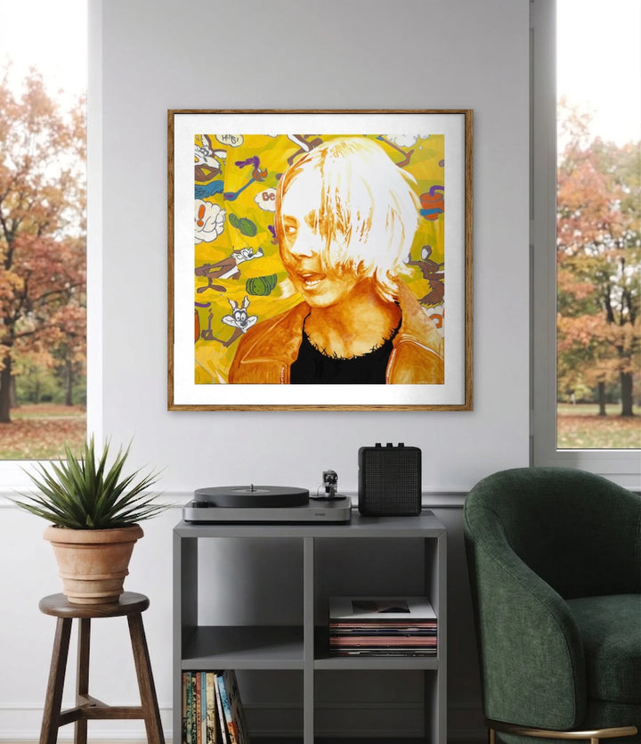 The artwork, Zenith of Nothing, by Ray Borchers, displayed in a room.