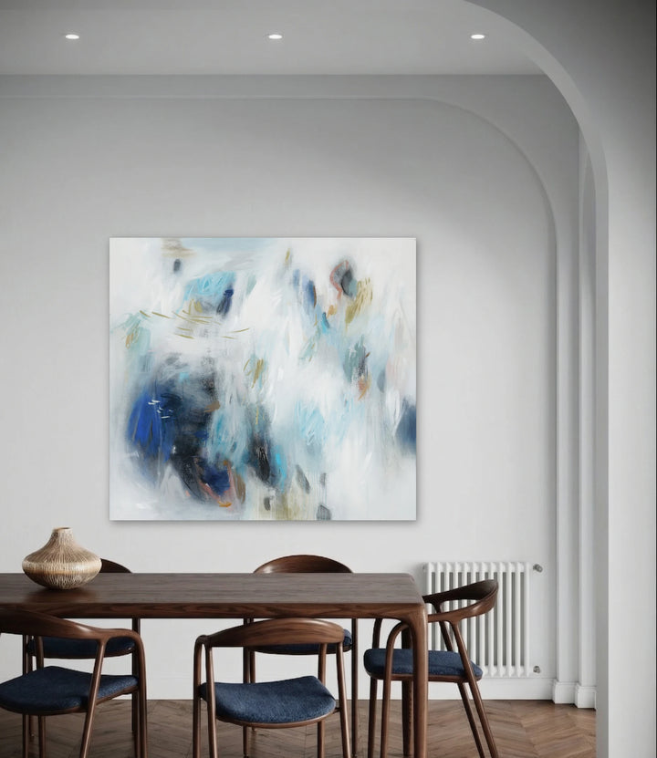 The artwork, Quite Aware, by Terri Dilling, displayed in a room.