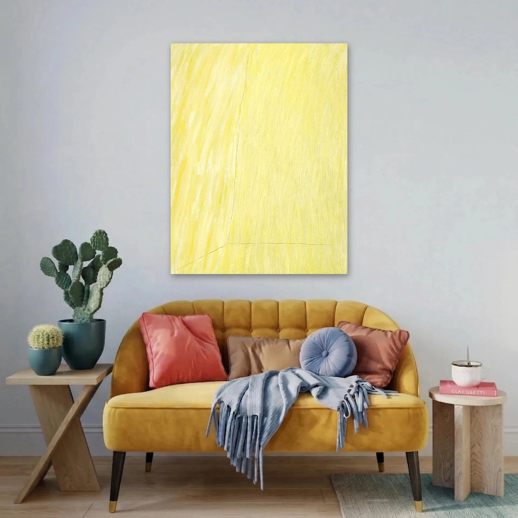 Leaning Yellow Room