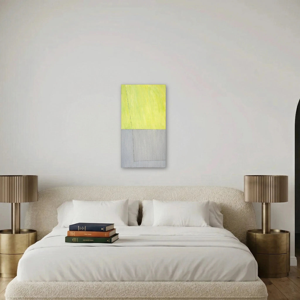 Green and Grey Couple Diptych
