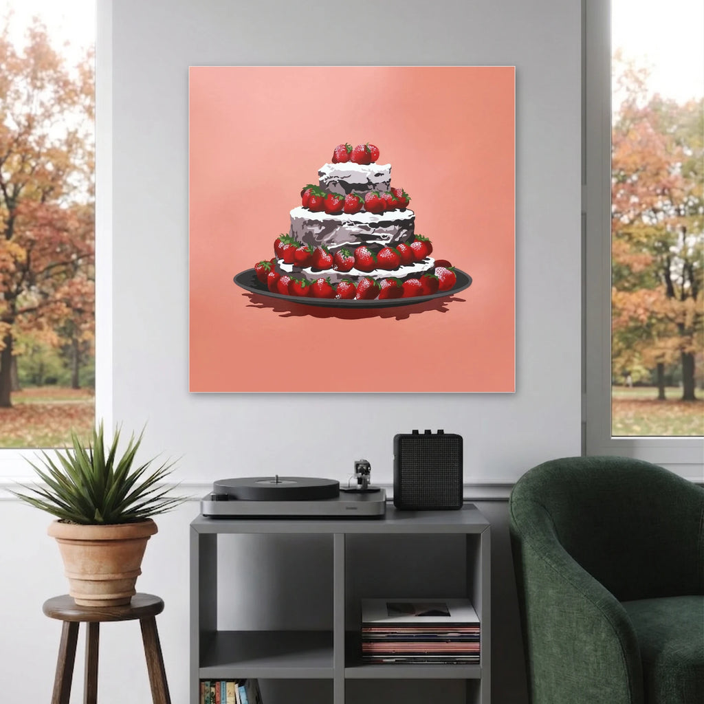 Tiered Strawberry Cake