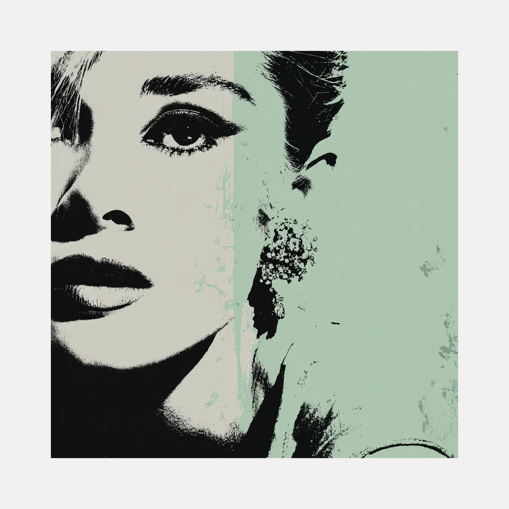 Grey Green Woman