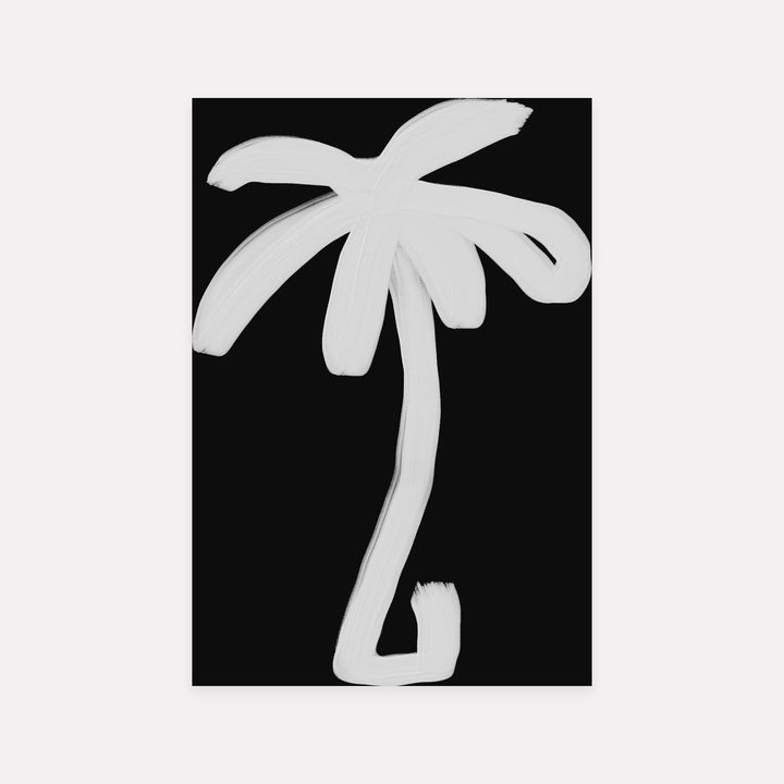 Floral Black and White