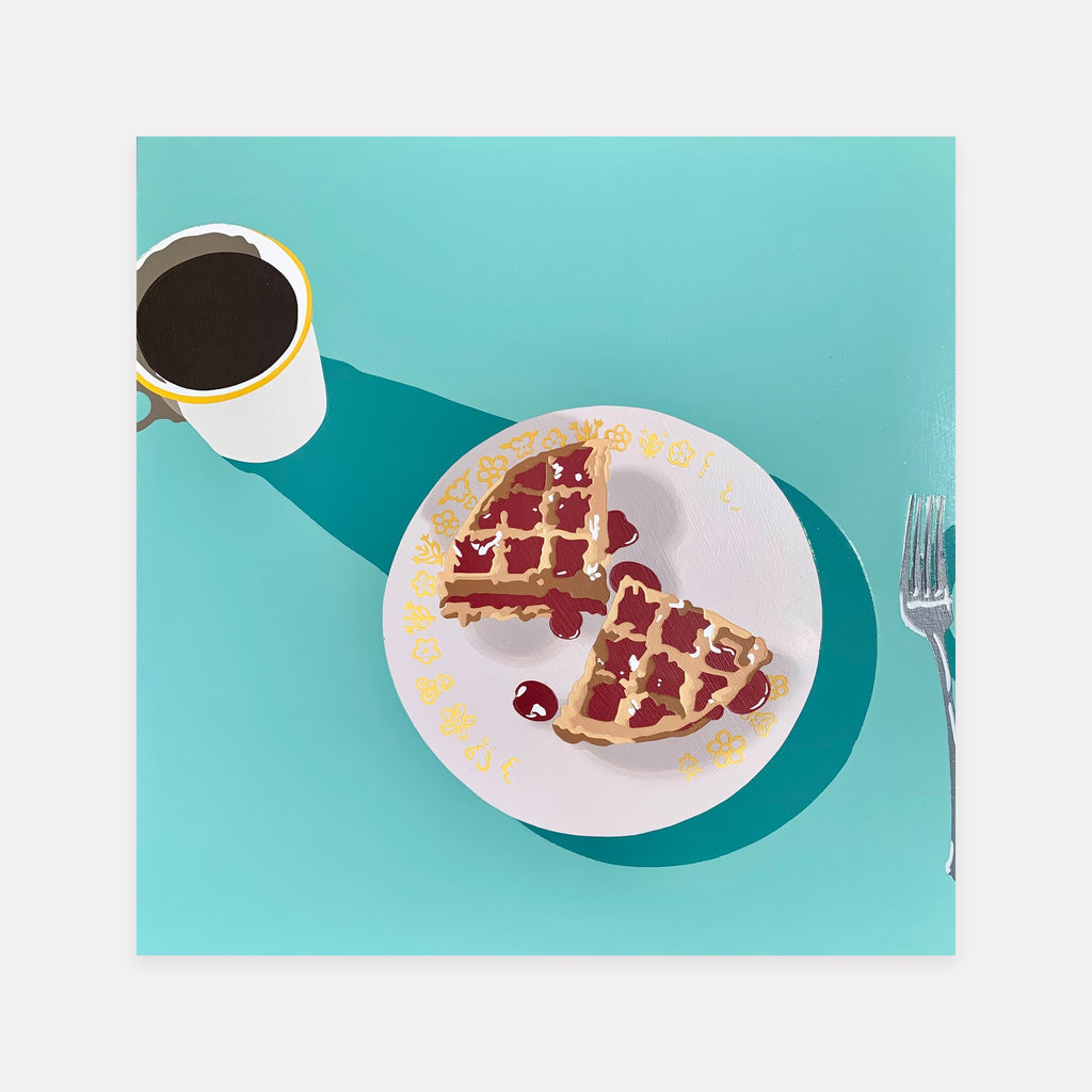 Waffle & Black Coffee