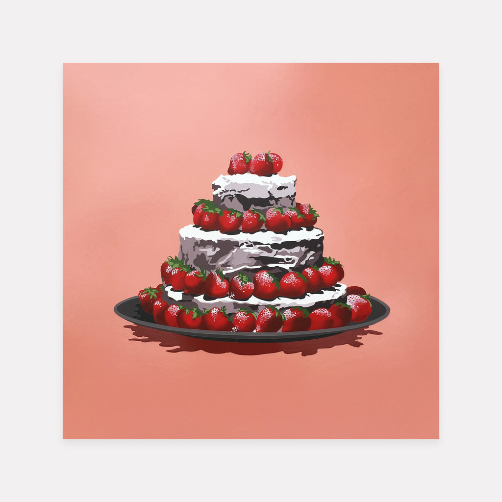 Tiered Strawberry Cake