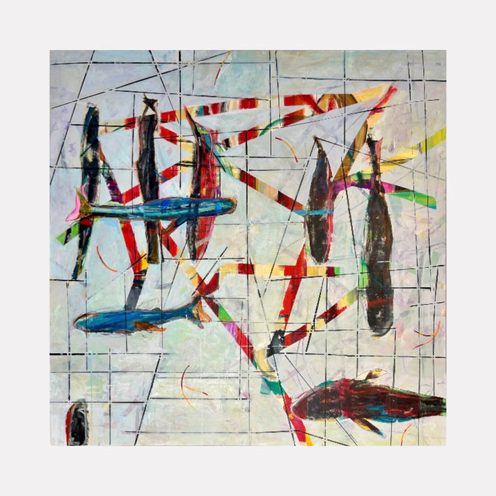 Abstract 52.25 "nine Whales"