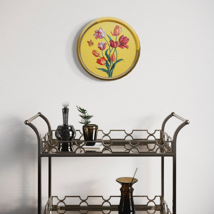 The artwork, The Ornament After the Fall, by Carlos Gamez de Francisco, displayed in a room.