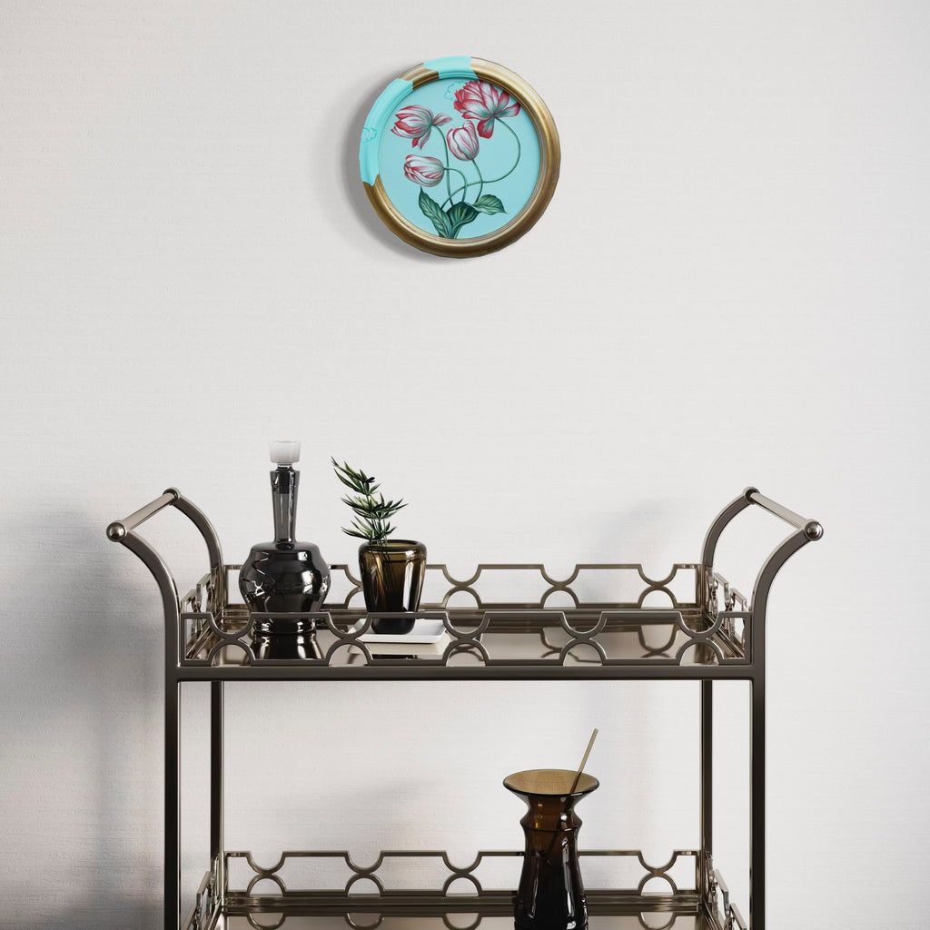 The artwork, Where the Edges Forget to Stay Edges, by Carlos Gamez de Francisco, displayed in a room.