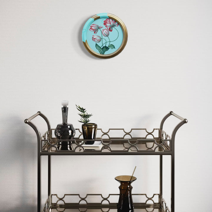 The artwork, Where the Edges Forget to Stay Edges, by Carlos Gamez de Francisco, displayed in a room.