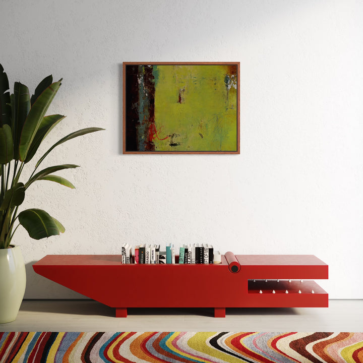 The artwork, Fusion of Elements VI, by Diane Lounsberry-Williams, displayed in a room.