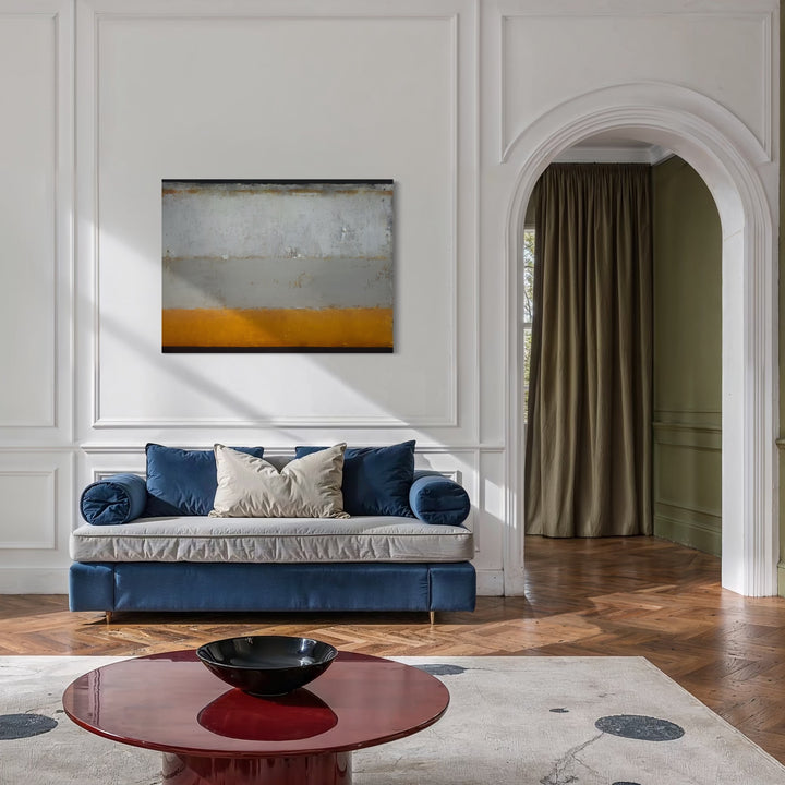 The artwork, Moon Dust, by Diane Lounsberry-Williams, displayed in a room.