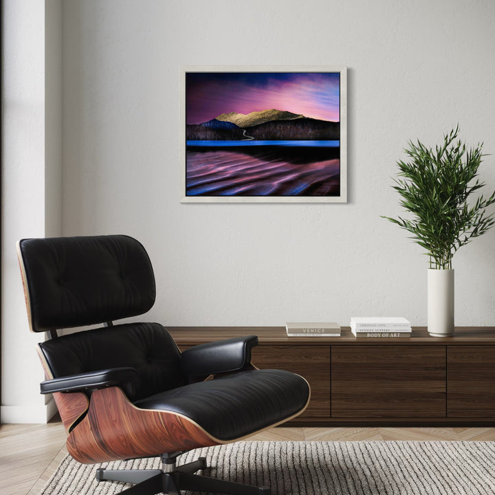 The artwork, Stand #1, by Gordon Saperia, displayed in a room.