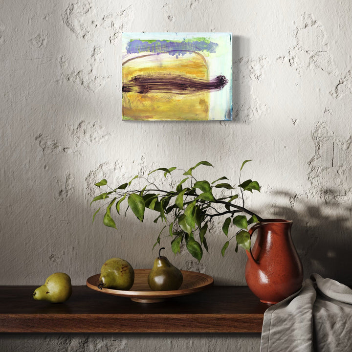 The artwork, 23A, by Aliza Sternstein, displayed in a room.