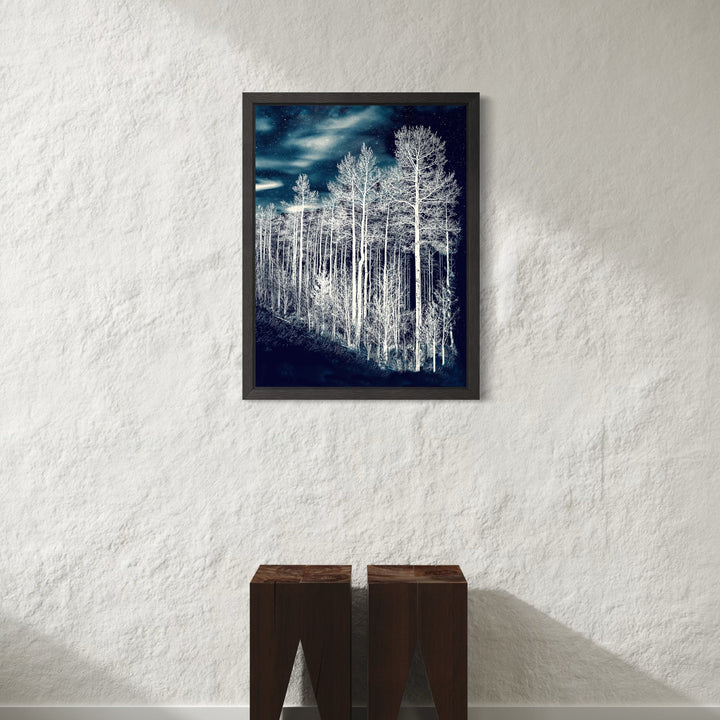 The artwork, Stand #3, by Gordon Saperia, displayed in a room.