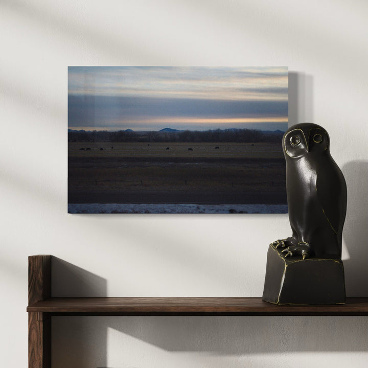 The artwork, 0.208333333333333, by Kelly McGovern, displayed in a room.