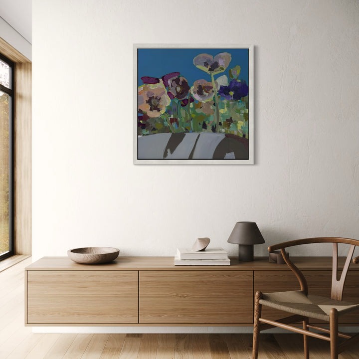 The artwork, A Different Perspective, by Leslie Thornton, displayed in a room.
