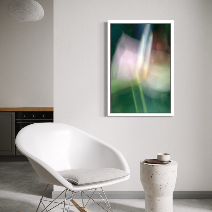 The artwork, A Timeless Blur, by Sandi Daniel, displayed in a room.