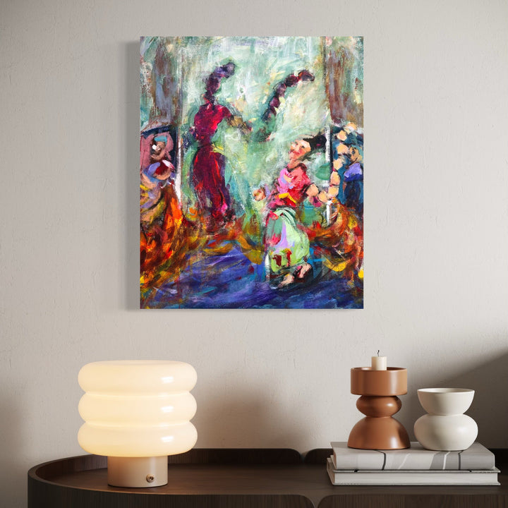 The artwork, Aglaia, by Dionysia Adamopoulou, displayed in a room.