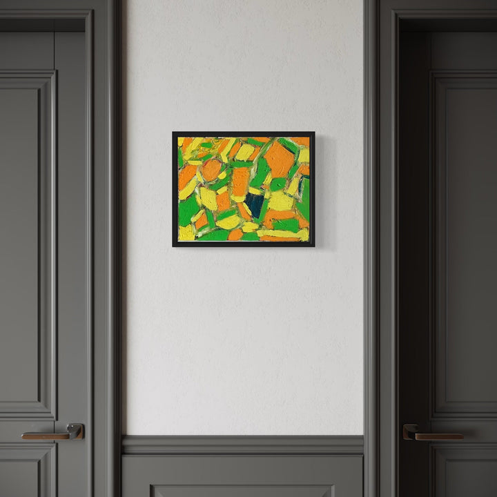 The artwork, Aligning, by Genevieve Antonello, displayed in a room.