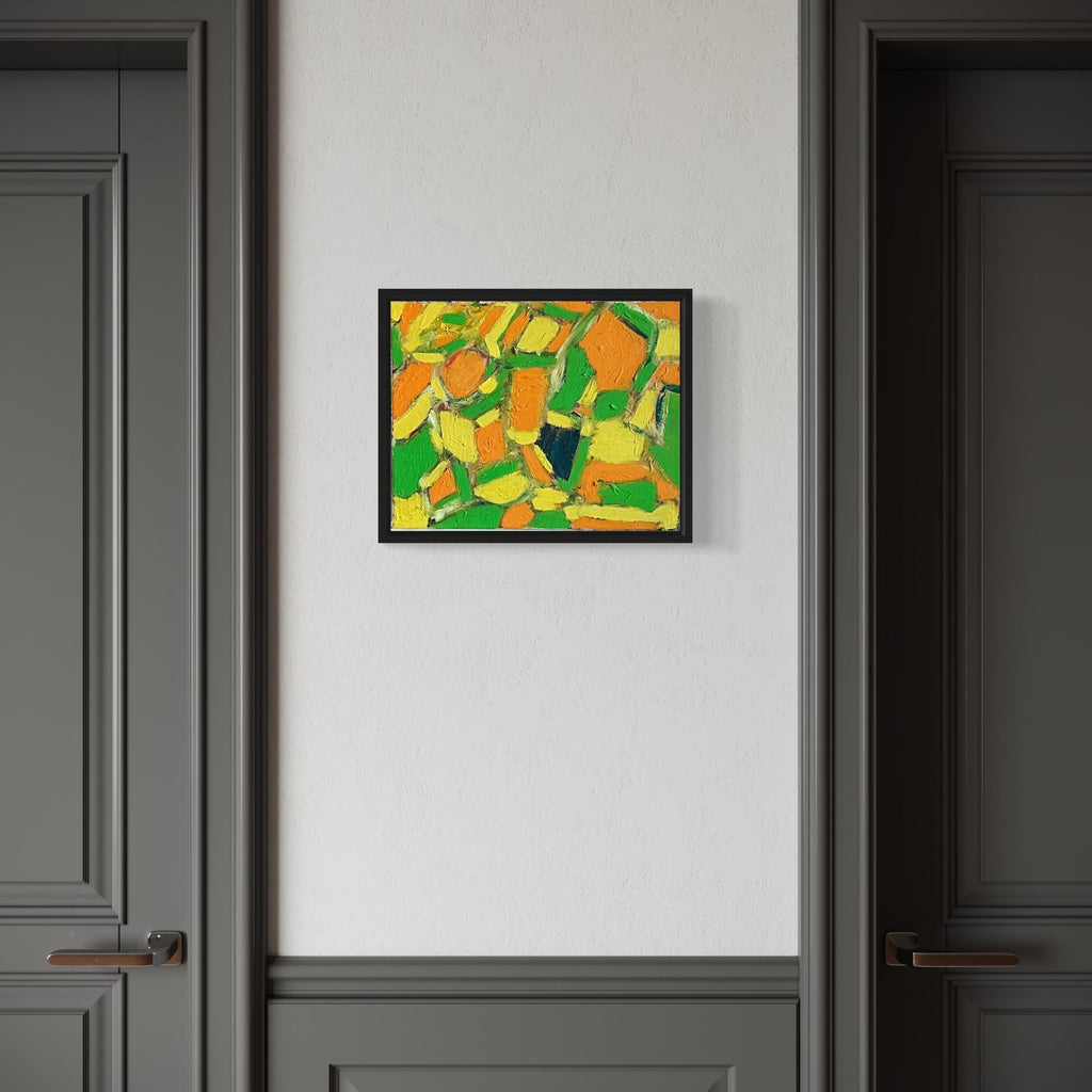 The artwork, Aligning, by Genevieve Antonello, displayed in a room.