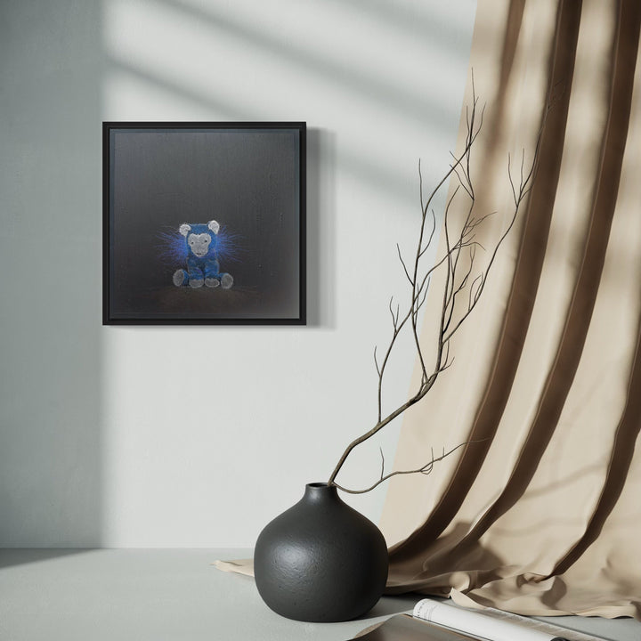 The artwork, All you can truly own is your shadow 10, by Ken Schiano, displayed in a room.