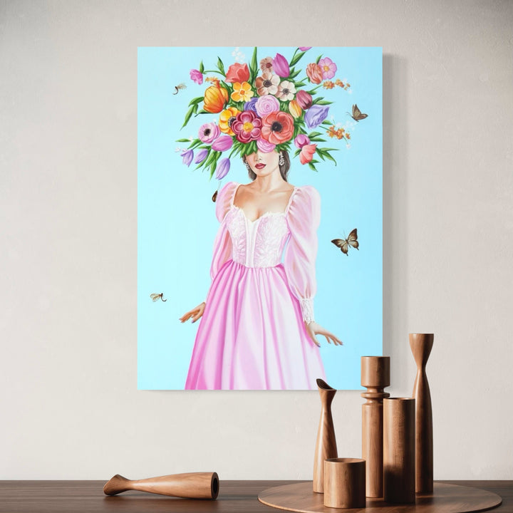 The artwork, Amusement, by Carlos Gamez de Francisco, displayed in a room.