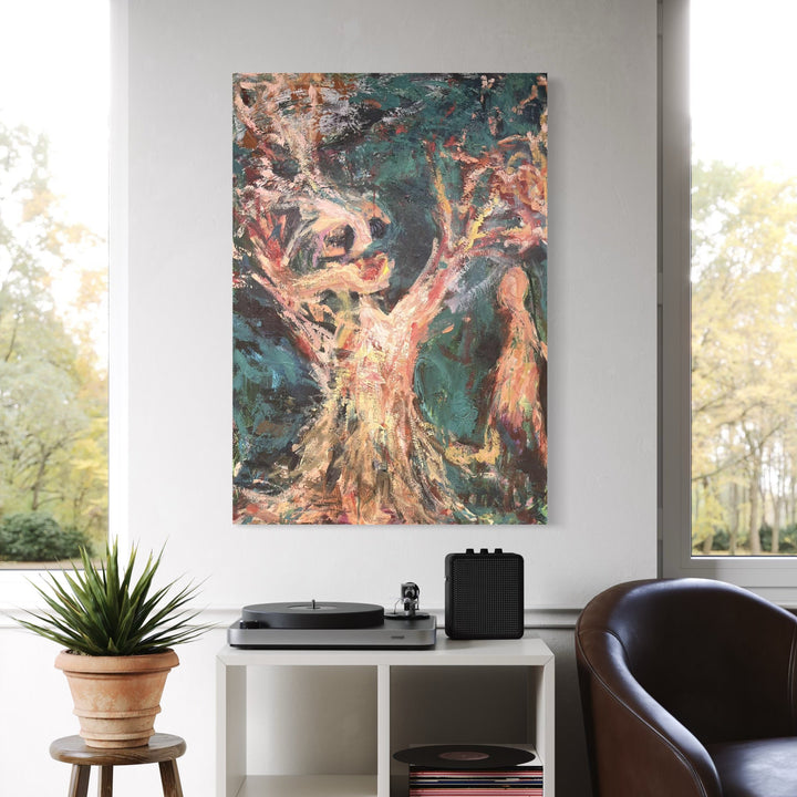 The artwork, Anonymous, by Dionysia Adamopoulou, displayed in a room.