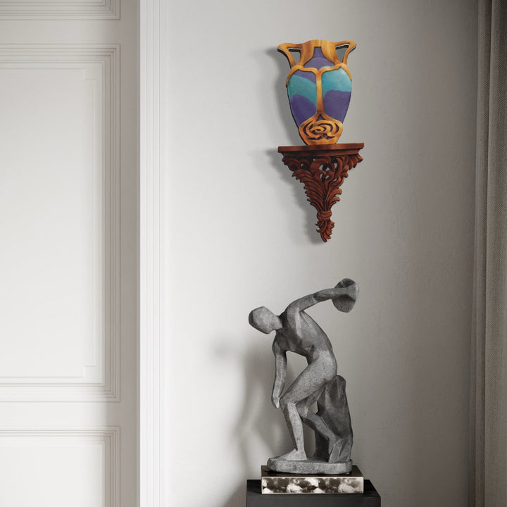 The artwork, Art Nouveau, by Carl Chaiet, displayed in a room.