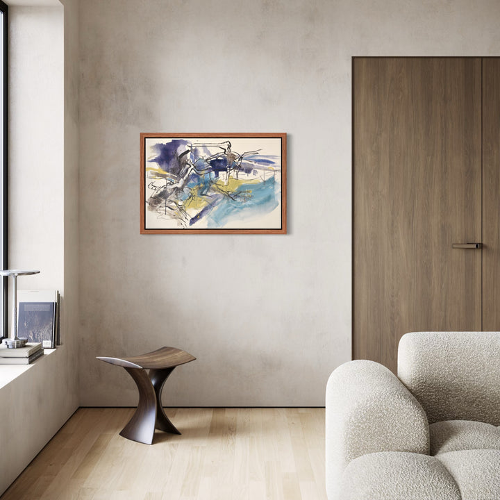 The artwork, Ashokan, by Veronica Lawlor, displayed in a room.