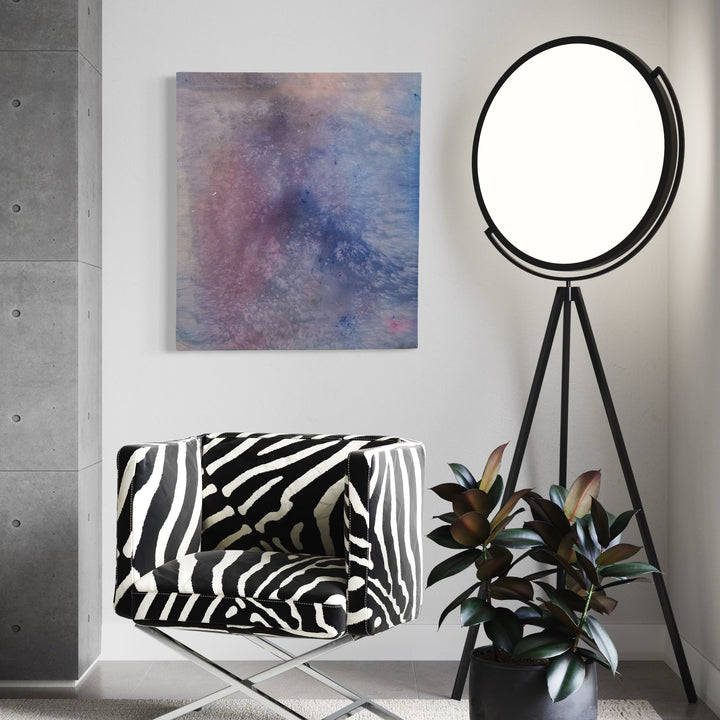 The artwork, At Any Moment, by Kristin Gaudio Endsley, displayed in a room.