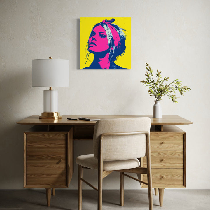 The artwork, At Her Core, by Claudia Sauter, displayed in a room.