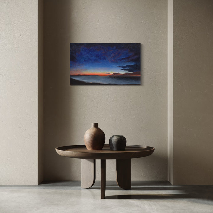 The artwork, Awakening to Now, by Nadia Parsons, displayed in a room.